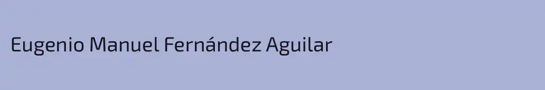 Eugenio Manuel Fernández Aguilar